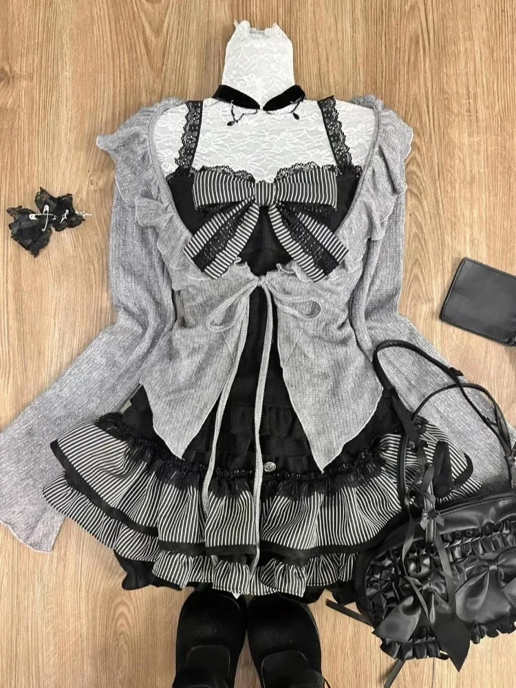 Sweet Lolita Vintage Suits Wom - Corset Top Boned บทวิจารณ์และราคา